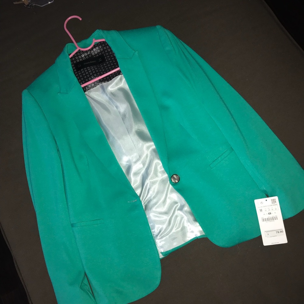 Turquoise blazer